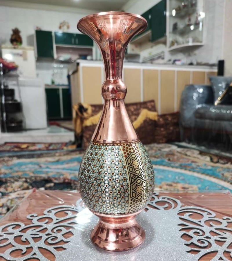 گلدان صراحی خاتم ممتاز اعلاء