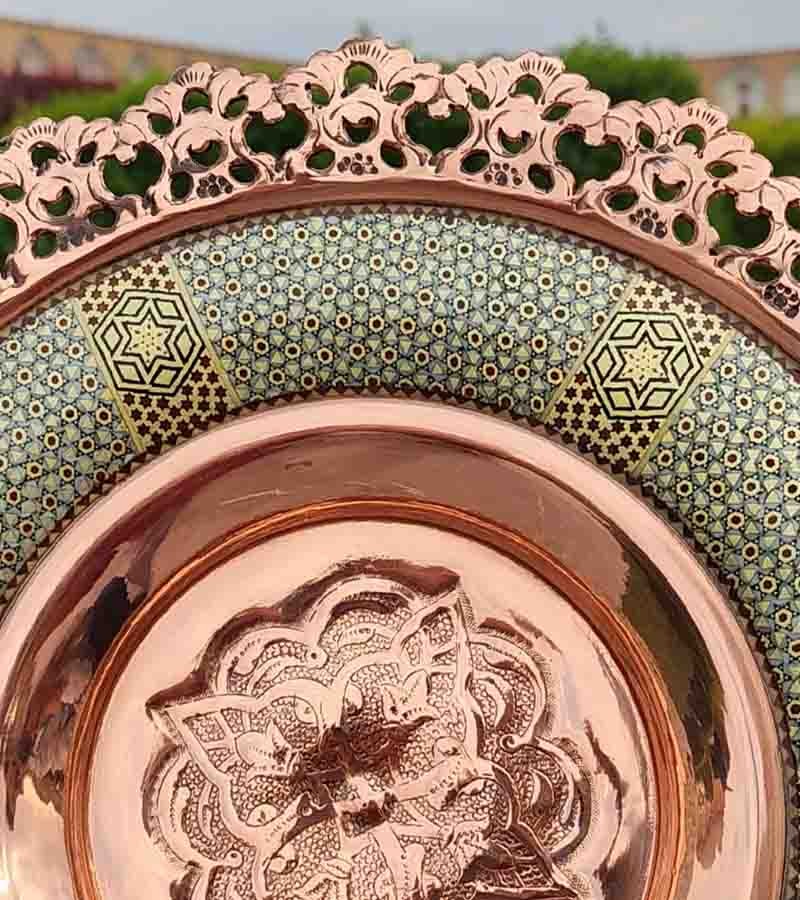 شیرینی خوری قلم زنی مس و خاتم