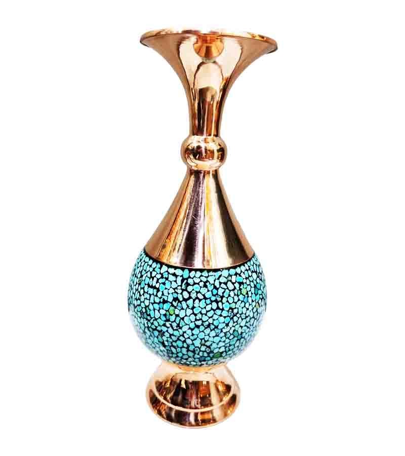 گلدان صراحی فیروزه